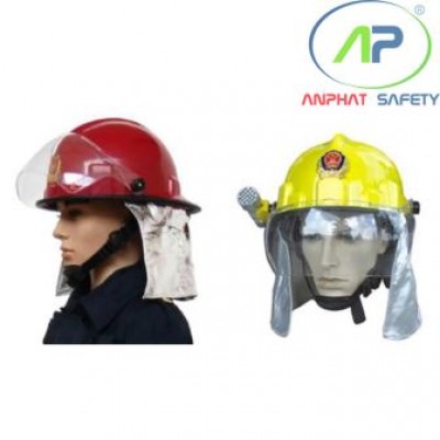 Nón chống cháy cho lính cứu hỏa 1000 độ thông tư 56 (không có đèn pin)